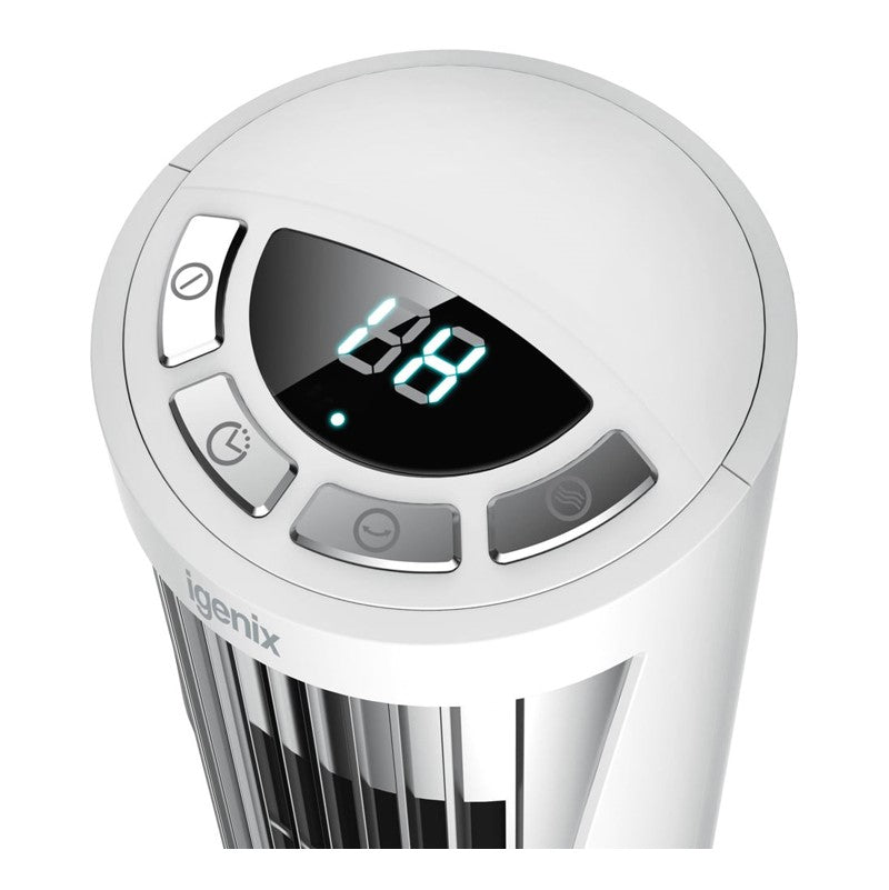 Igenix 12 Inch Mini Tower Fan with 8 Hour Timer
White
Controls