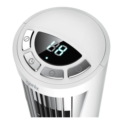 Igenix 12 Inch Mini Tower Fan with 8 Hour Timer
White
Controls