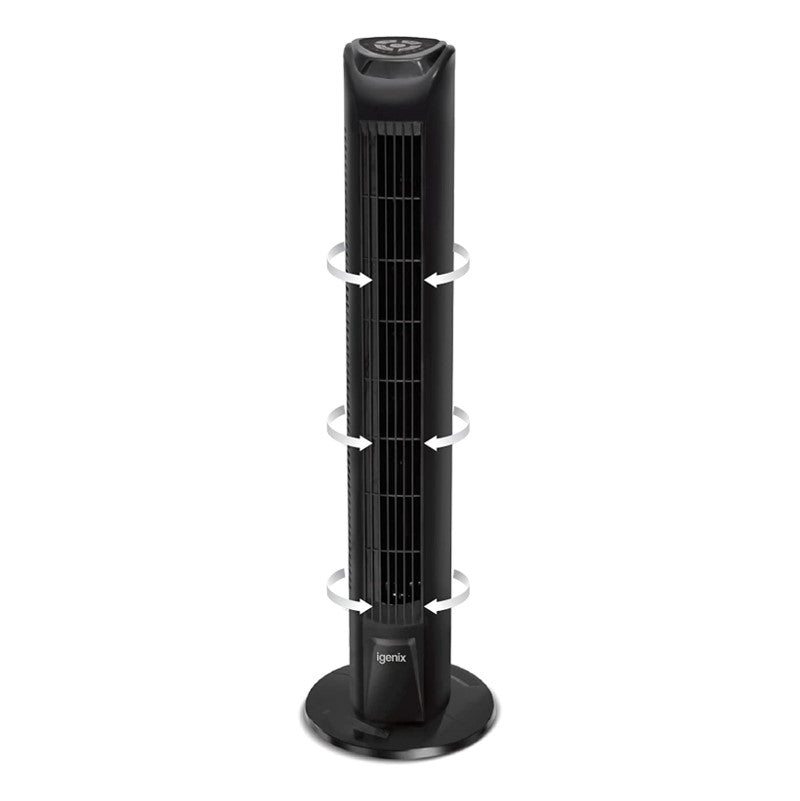 Igenix 30" Tower Fan with 7 Hour Timer and Remote Control
DF0035TBL
