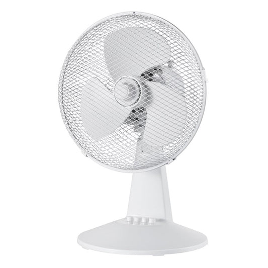 Igenix 12" Desk Fan 
White