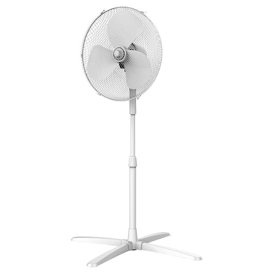 Igenix 16" Pedestal Fan 
White