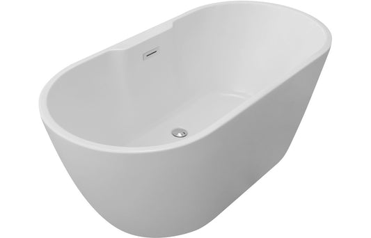 Ophelia Freestanding 1550x745x580mm 0TH Bath - White