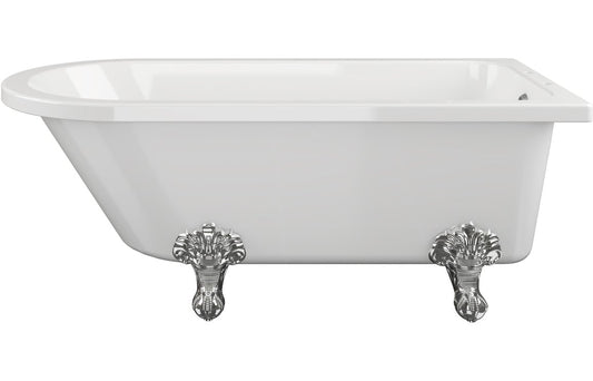Ceres Freestanding 1500x750x650mm 2TH Corner Bath w/Feet