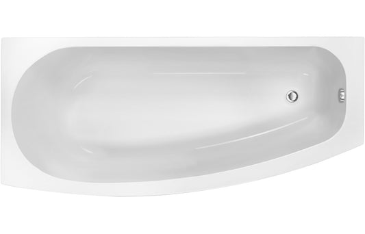 Cygnus Space Saving 1700x740x560mm 0TH Bath w/Legs (LH)