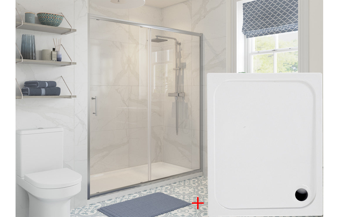 Callisto 1200mm Sliding Door & 760mm Tray Pack