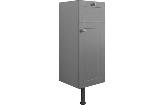 Badar 300mm 1 Drawer  1 Door Base Unit - Grey Ash