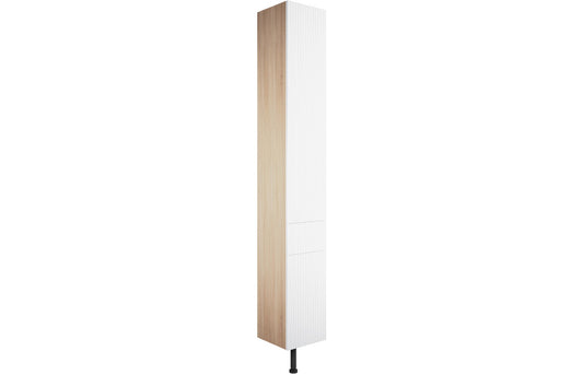 Tarak 300mm 2 Door  1 Drawer Tall Unit - Matt White