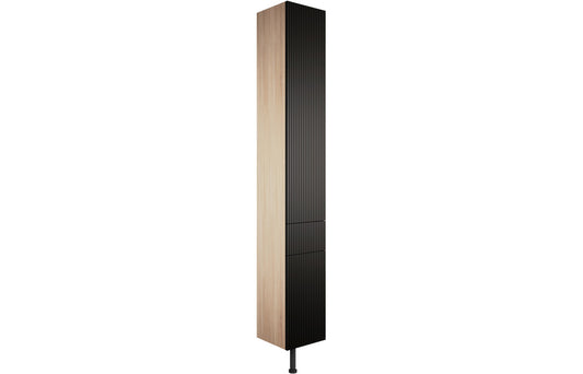 Tarak 300mm 2 Door  1 Drawer Tall Unit - Matt Graphite Grey