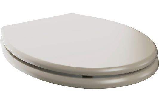 Badar Soft Close Toilet Seat - Matt Latte