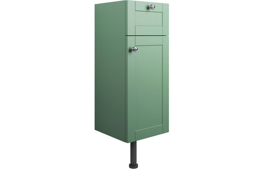 Badar 300mm 1 Drawer  1 Door Base Unit - Matt Sage Green