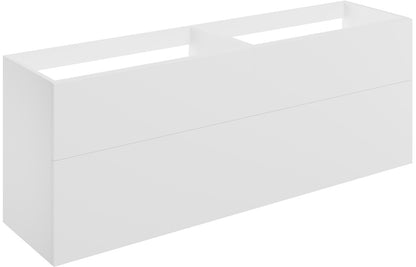 Stella 1180mm Wall Hung 4 Drawer Basin Unit (No Top) - Matt White