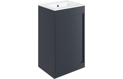 Estelle 510mm Floor Standing Unit Inc. Basin - Matt Indigo Blue