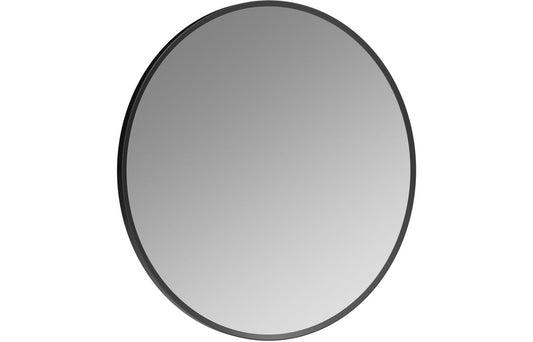 Karin 600mm Round Mirror - Matt Black