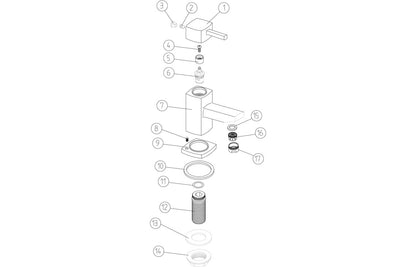 Pavo Basin Taps - Chrome