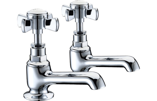 Leda Bath Taps - Chrome