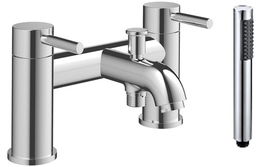 Lumos Bath/Shower Mixer & Bracket - Chrome