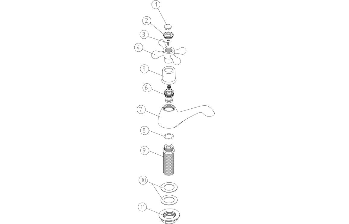 Knox Basin Mixer - Chrome