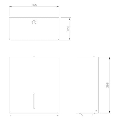 Dolphin Prestige Paper Towel Dispenser
technical 