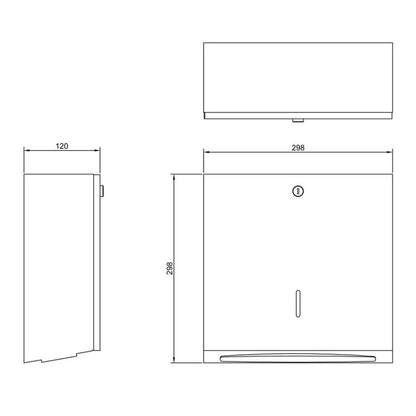 Dolphin Prestige Paper Towel Dispenser
TECHNICAL