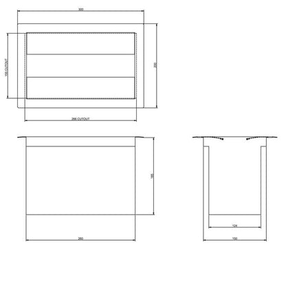 Dolphin Prestige Counter Recessed Paper Towel Dispenser
Technical