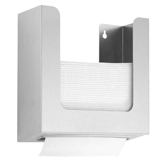 Dolphin Prestige Behind Hinged Mirror Paper Towel Dispenser
