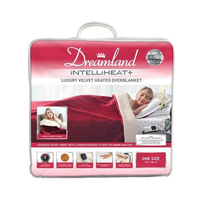 Dreamland Intelliheat Heated Overblanket - Wine