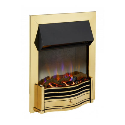 Dimplex Dumfries Optiflame Electric Inset Fire Brass