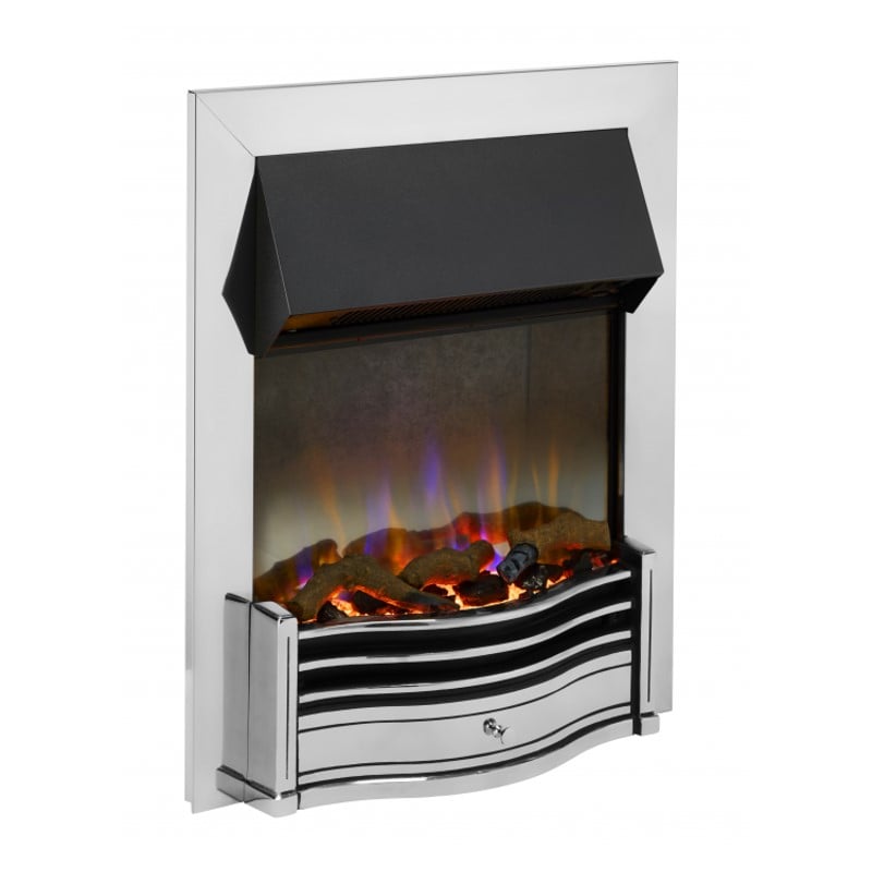 Dimplex Dumfries Optiflame Electric Inset Fire Silver