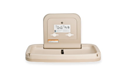 Horizontal Baby Change Station - Earth, Open Wall Mounted