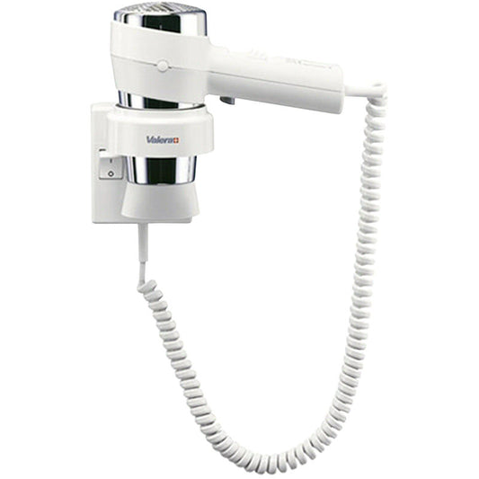 Valera Action Wall Mounted White & Chrome Hair Dryer 1200w