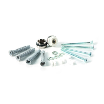 500mm High Double Panel Single Convector Compact Radiator fixings