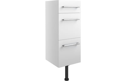 Atlas 300mm 3 Drawer Unit - White Gloss