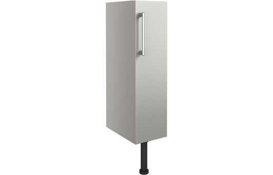Atlas 200mm Toilet Roll Holder - Light Grey Gloss