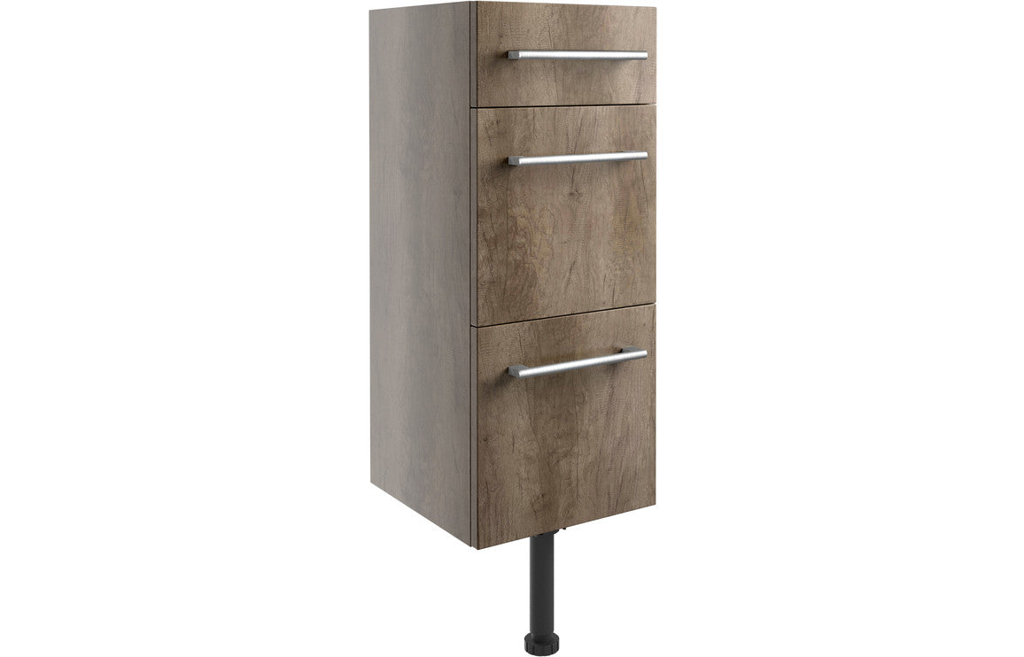 Atlas 300mm 3 Drawer Unit - Nebraska Oak