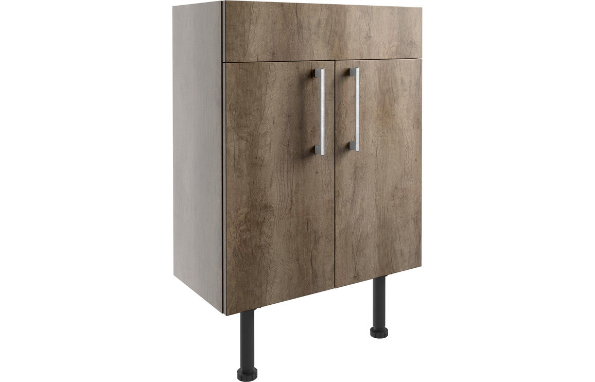 Atlas 600mm Basin Unit - Nebraska Oak