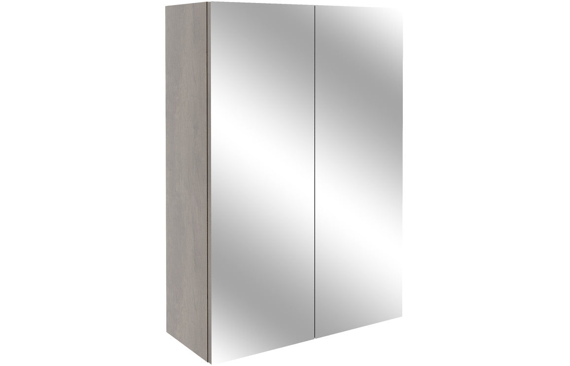 Atlas 500mm Mirrored Unit - Nebraska Oak