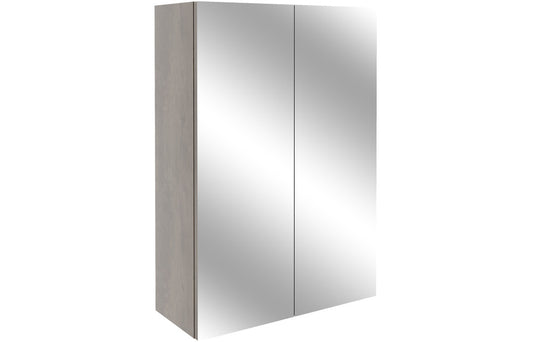 Atlas 500mm Mirrored Unit - Nebraska Oak
