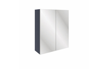 Venus 600mm Mirrored Wall Unit - Matt Indigo Blue