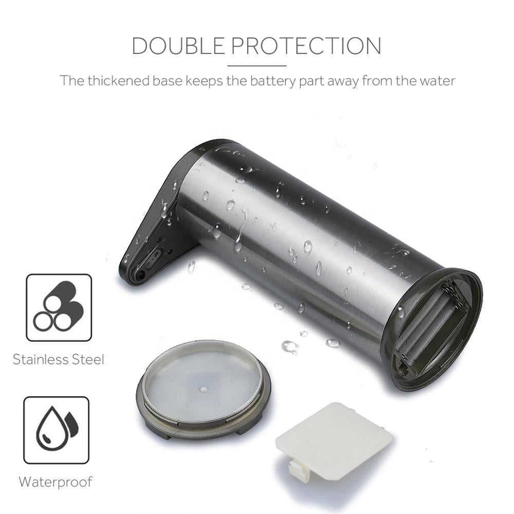 280ml Free Standing Automatic Dispenser Silver