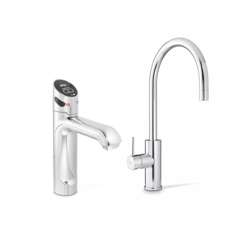 Zip Touch-Free Wave HydroTap with Arc Mixer 240/175 G5 Boiling Plus Hot & Cold Bright Chrome
