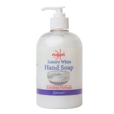 12 x 500ml Creamy Luxury White Liquid Hand Soap