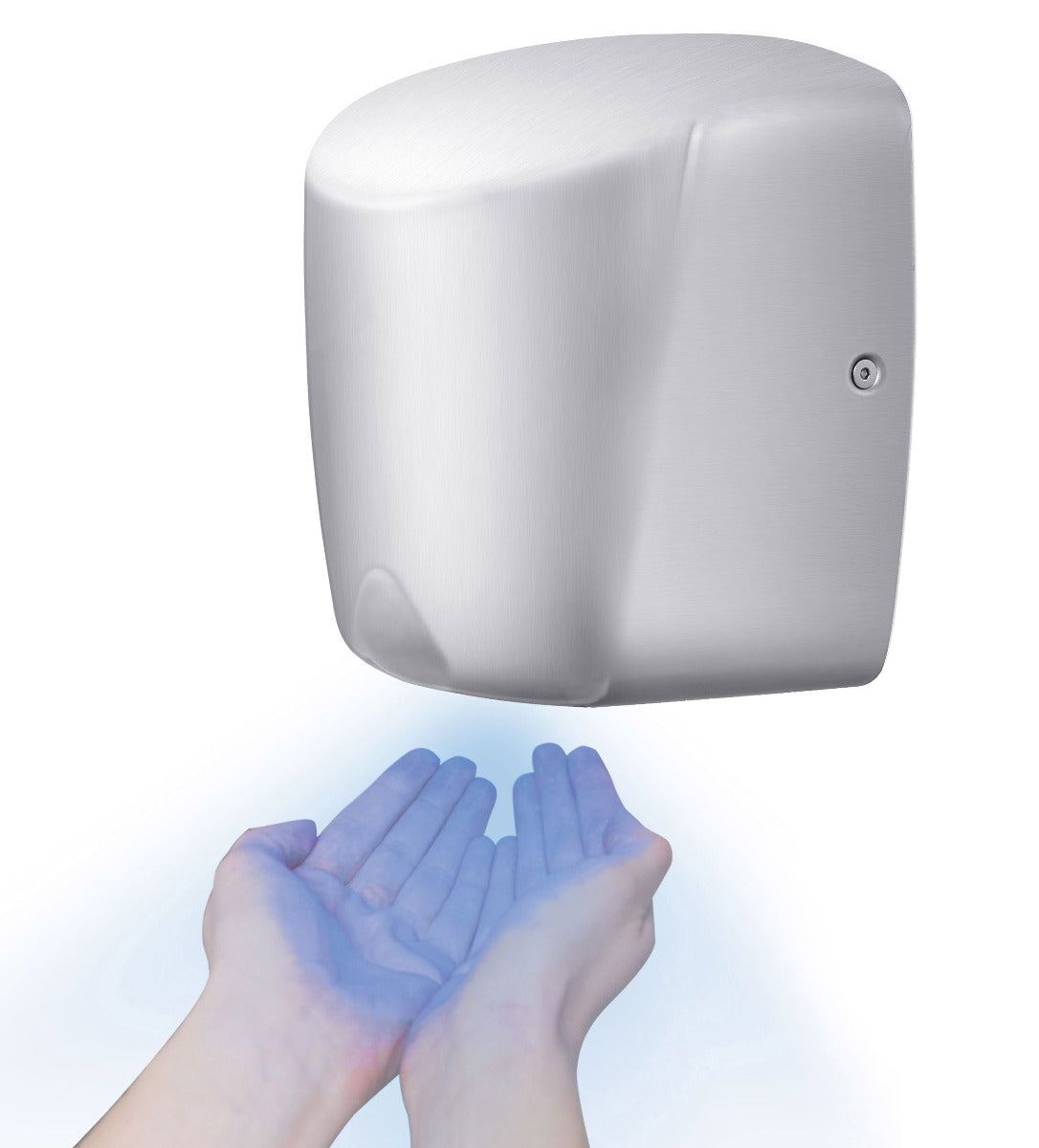 High Speed Jet Hand Dryer Brushed Blue Dry