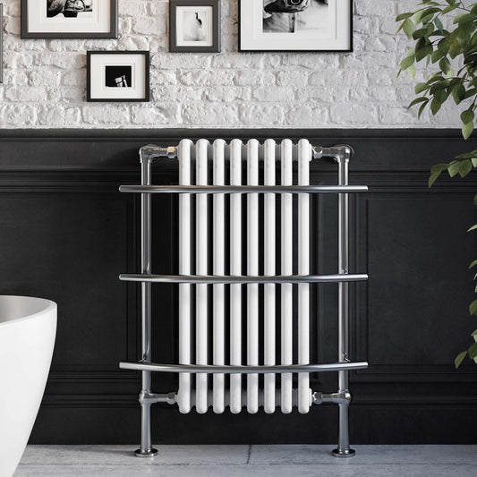 Huby 8 Column Traditional Towel Rail 
