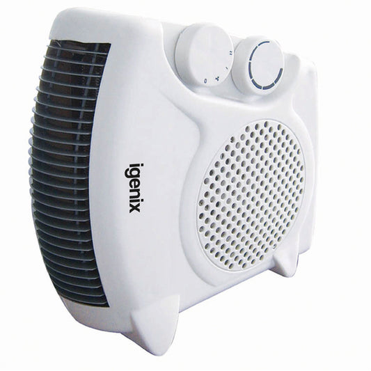 Igenix 2kW Flat / Upright Fan Heater White