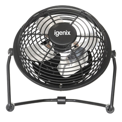 Igenix 4" USB Desk Fan
