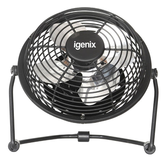 Igenix 4" USB Desk Fan
