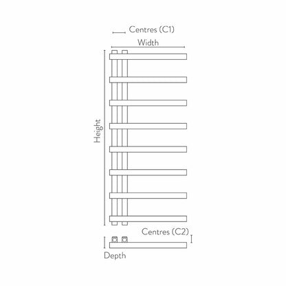 Irani Designer Towel Rail
Technical