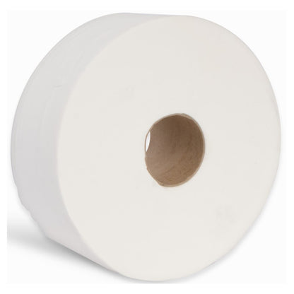 2ply White Maxi Jumbo Toilet Roll 2.25" Core