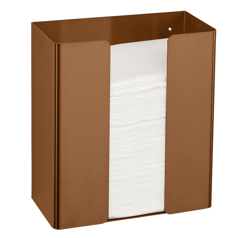 One Copper Open Top Paper Towel Dispenser, KU-105, proox