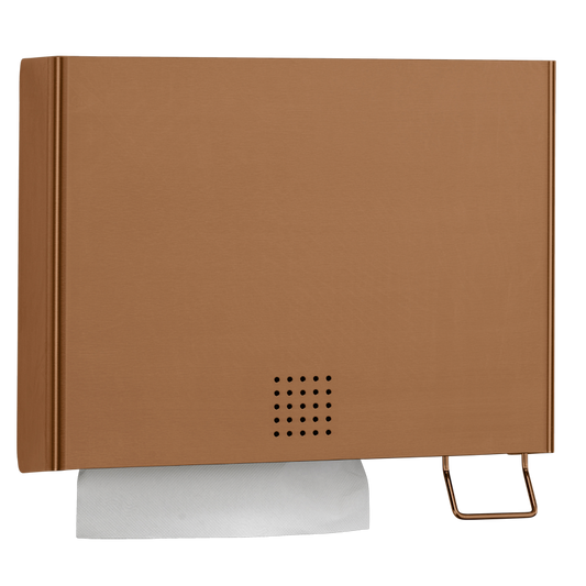 One Copper Combination Towel And Liquid Soap Dispenser, KU-120-LO
